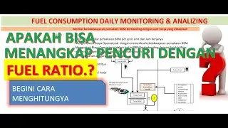 Cara menghitung Fuel Ratio dengan Data  | untuk banyak hal berguna | Konsumsi BBM per Jam Alat Berat