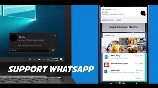 How to Reply to Messages from Windows 10 | Supports WhatsApp |