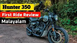 Royal Enfield Hunter 350 first Ride Malayalam Review | The Demonblacky