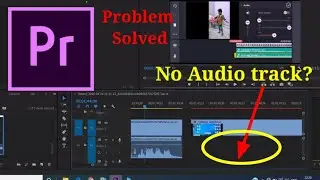 Why isn't my audio track dragging into timeline?? Audio track not coming in timeline?? premier pro..