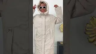 Пальто стеганые зима женские