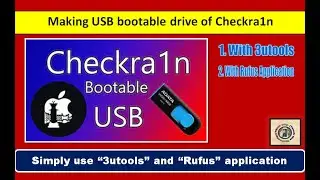 How to make bootable usb drive for jailbreak | Part 2 | TECH City 2.0