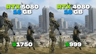 RTX 5080 16GB vs RTX 4080 16GB CS2 , Fortnite & Warzone Performance Comparison