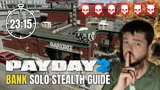 Payday 2 Gold Bank Solo Death Sentence in 23 Minutes