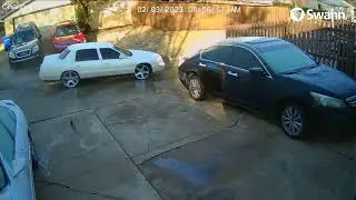 icy Alley way car slides