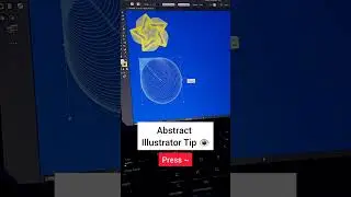 Abstract Illustrator Tip | Adobe Illustrator | Illustrator Tutorial 