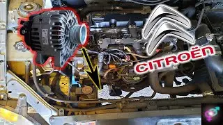 comment remplacer un alternateur et sa courroie d'accessoire sur Xsara 2001 90ch hdi