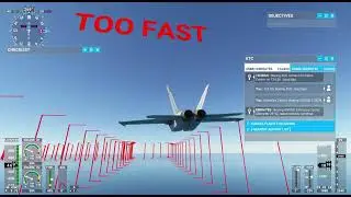 Microsoft Flight Simulator: FA-18 Carrier Operations, CVN-77. Missed Approach and Cable Overshoot