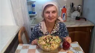 Салат из молодой капусты с клюквой. Постный салат из свежей капусты. #суфикс