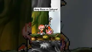 Amy Rose vs Sakura! (Sonic vs Naruto) #sonic #narutoshippuden