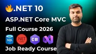 ASP.NET Core MVC .NET 10 Tutorial: Build CRUD App with JWT Auth, Entity Framework Core & C# Course