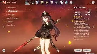 Hu tao Yelan Furina Bennett Rotation