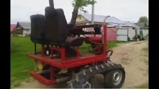 Самодельный трактор на гусеницах
