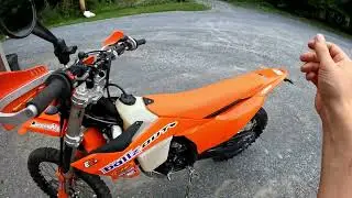 "24 KTM 350exc-f sprocket swap & test