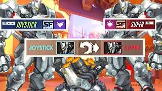 Joystick Plays Against #1 Reinhardt God 