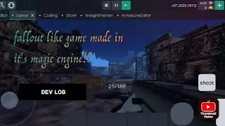 (devlog) it's magic engine fallout like game in the development. enjoy