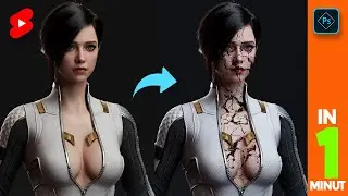 Tips to Create Crack Effect Photoshop 2023 l Photoshop Face Crack Effect Photo Manipulation