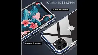MILPROX Compatible with iPhone 12 Case and for iPhone 12 Pro Clear Cases 2020, Crystal Clear