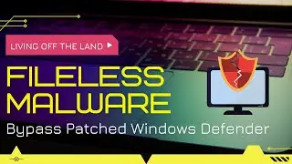 Create Custom FILELESS MALWARE on FULLY PATCHED WINDOWS 10!