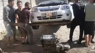 Как установить двигатель на Ладу Гранту в домашних условиях