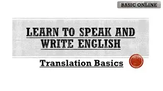 Learn translation:- English sentences to Hindi| Translation Basics