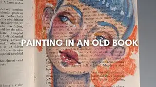 Draw with Me: Sketchbook out of an Old Book