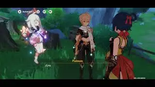Jugando Genshin Impact
