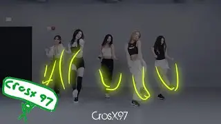 ITZY SNEAKERS Dance Practice with Scribble Effect