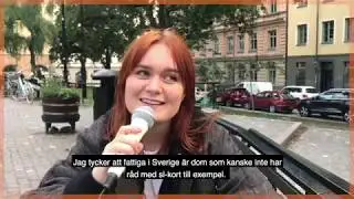 Vem eller vilka anser du vara fattiga i Sverige idag?