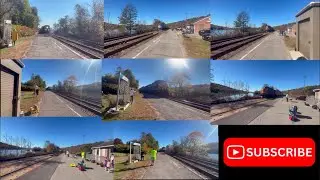 Krisp Autumn Railfanning CSX Mohawk Subdivision At Amsterdam With My Besties Ft CSX 1869