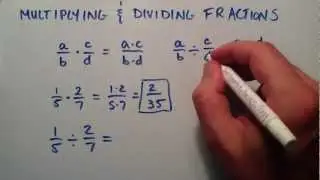 Multiplying and Dividing Fractions , Intermediate Algebra , Lesson 7
