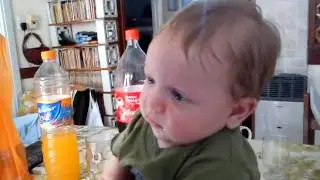 Benja charlando con su papá