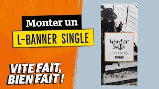 Vite fait, bien fait : monter un beachflag L Banner Single