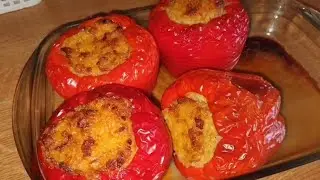 Zapecena punjena paprika @Akyskitchen