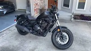 2021 Honda Rebel 500 Overview & Exhaust!
