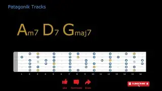 Groove Backing Track Am7 D7 Gmaj7 ( II V I in G major )