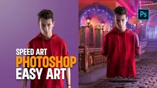 I made a Easy speed art for @BennyProductions  easiest Photoshop Tutorial