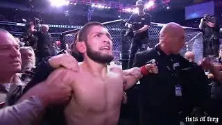 Khabib mad that Conor tapped. GO SLEEP.