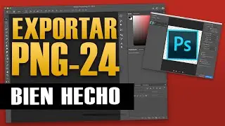 Exporta PNG sin errores en Photoshop (transparencia perfecta)