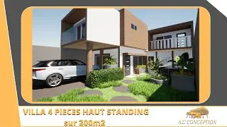 VILLA 4 PIECES HAUT STANDING sur 200m2__Tour de Presentation