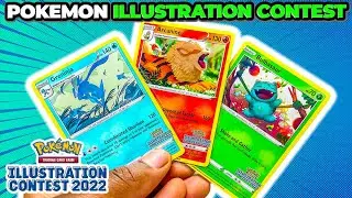 HOW TO GET Pokemon Illustration Contest 2022 Promo Cards From Pokemon Center!