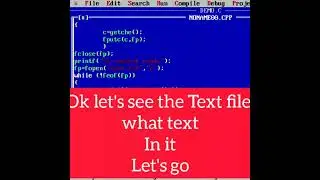 C: Let's make file handing program in C #shorts #programming #cprogramming #filehandling