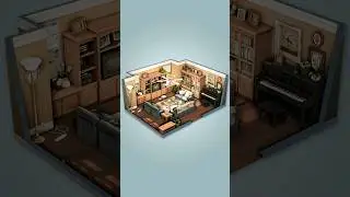 90'S INSPIRED LIVING ROOM 📼 The Sims 4 CC Stop Motion Room