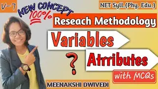 Types of variables | types of attributes | Difference between Variables and Attributes