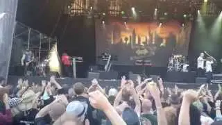 2014 06 07 Saga Sweden Rock Festival  " careful where you step"  "wind him up"