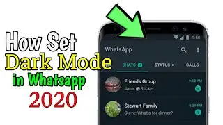 Whatsapp dark mode! How to enable on iOS and Android in hindi