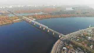 4K Autumn fly Kyiv. Аэросъемка. Киев с высоты птичьего полета 2018.