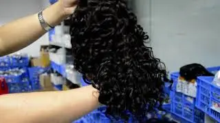Loose wave Lace frontal wig pre plucked with baby hair