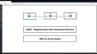 eBGP Neighborship with Connected Interface  - Part 4/4