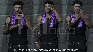 NLE Choppa Dynamic Gangsigns